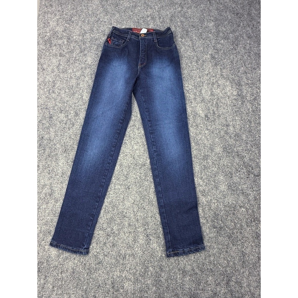 Parasuco 8008DK High Rise Slim Stretch Jeans Dark Wash Blue Size 26/30 NWT